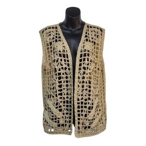 Lisa Original Gold Sweater Vest Size M